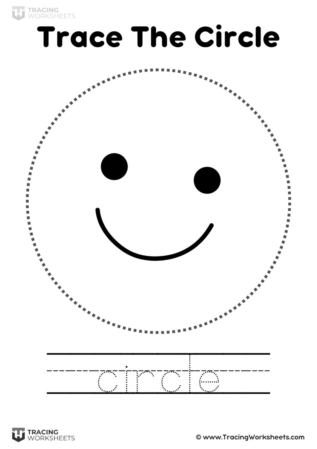 Circle and Word Trace Circle and Word Trace