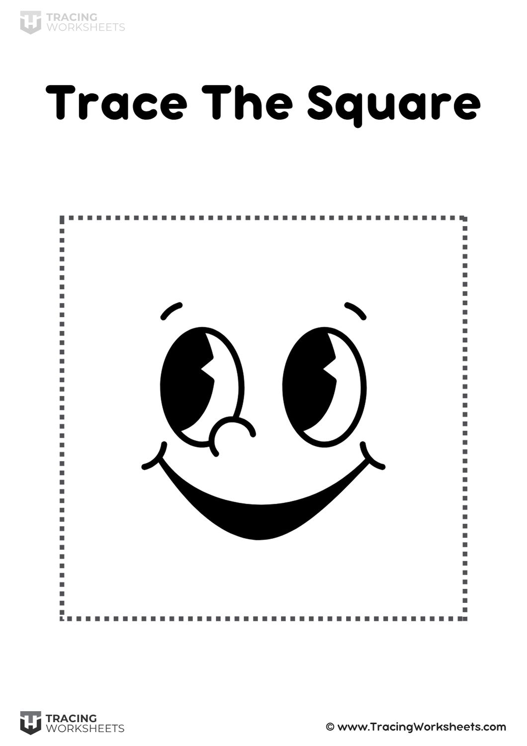 Happy Face Square Trace Happy Face Square Trace