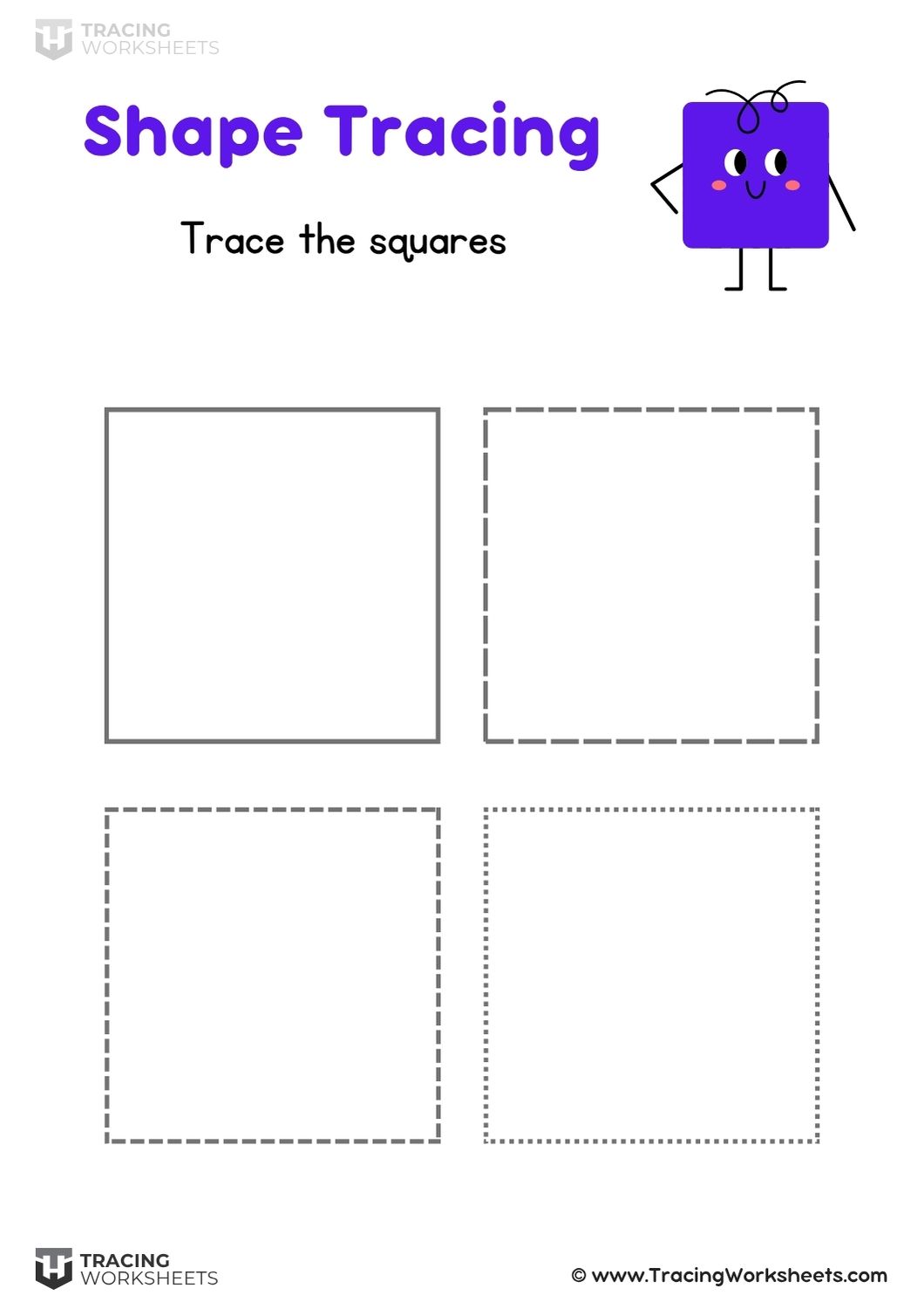 Varying Dashes Square Varying Dashes Square