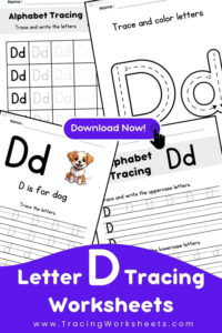 Letter D Tracing
