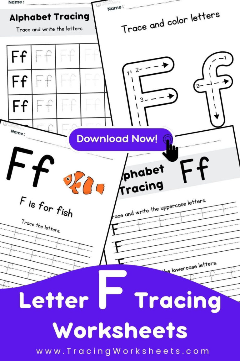 Letter F Tracing