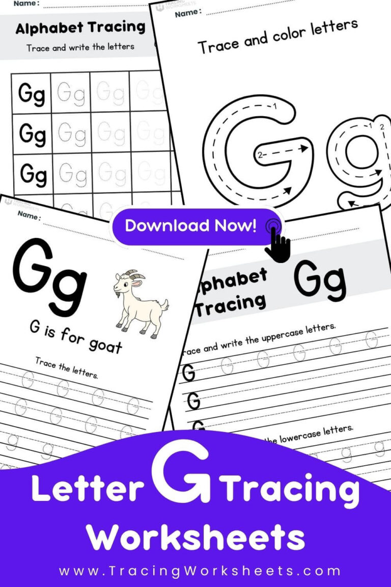 Letter G Tracing