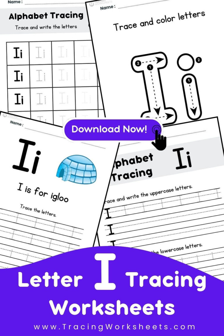 Letter I Tracing