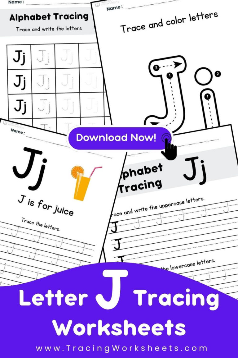 Letter J Tracing