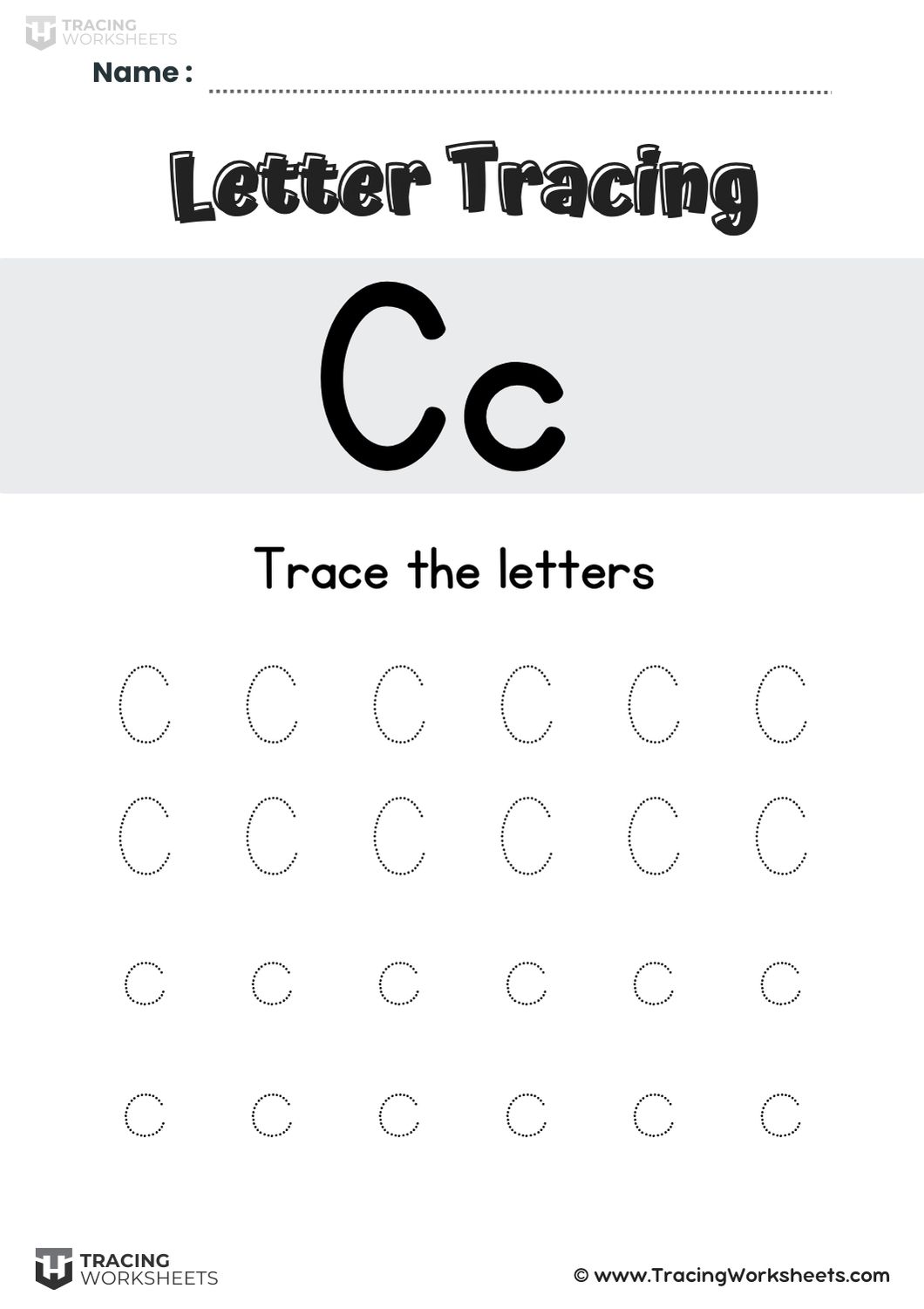 Simple Letter C Repetition