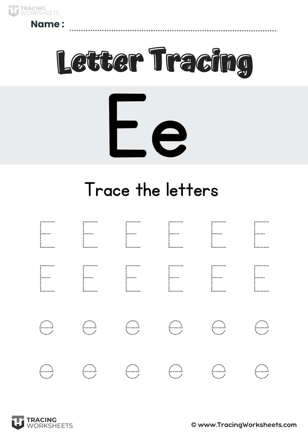 Simple Letter E Repetition