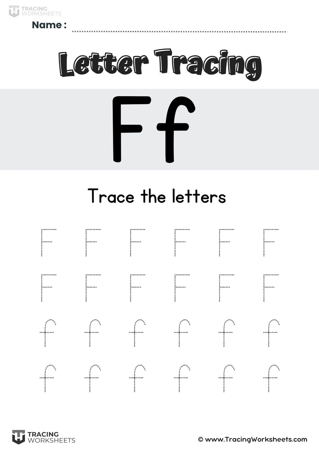 Simple Letter F Repetition