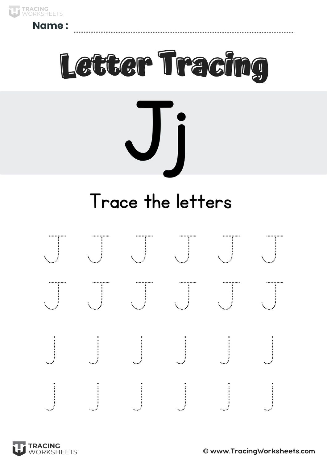 Simple Letter J Repetition