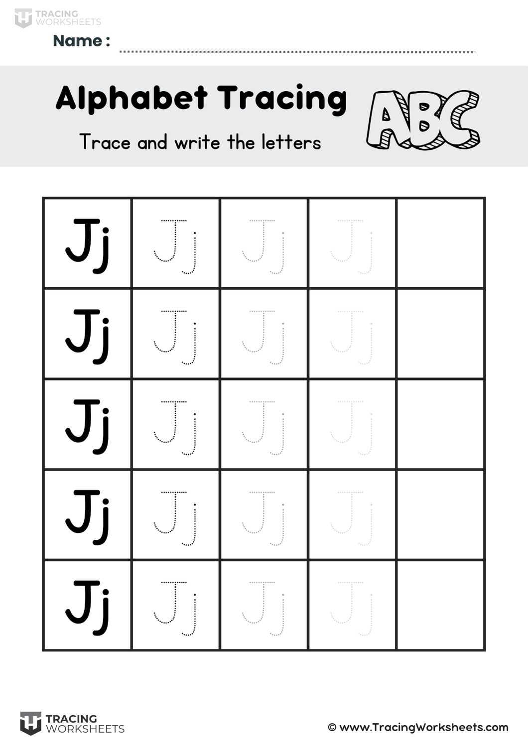 Trace and Write Jj Pairs