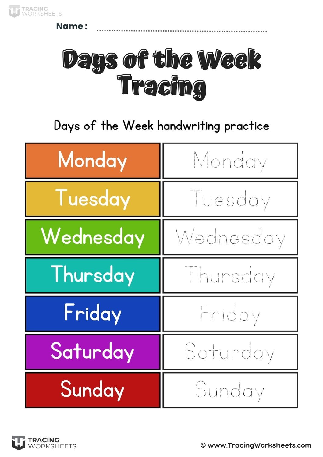 Colorful Days Tracing