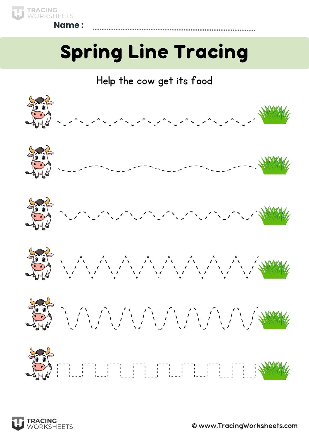 Cow Line Tracing