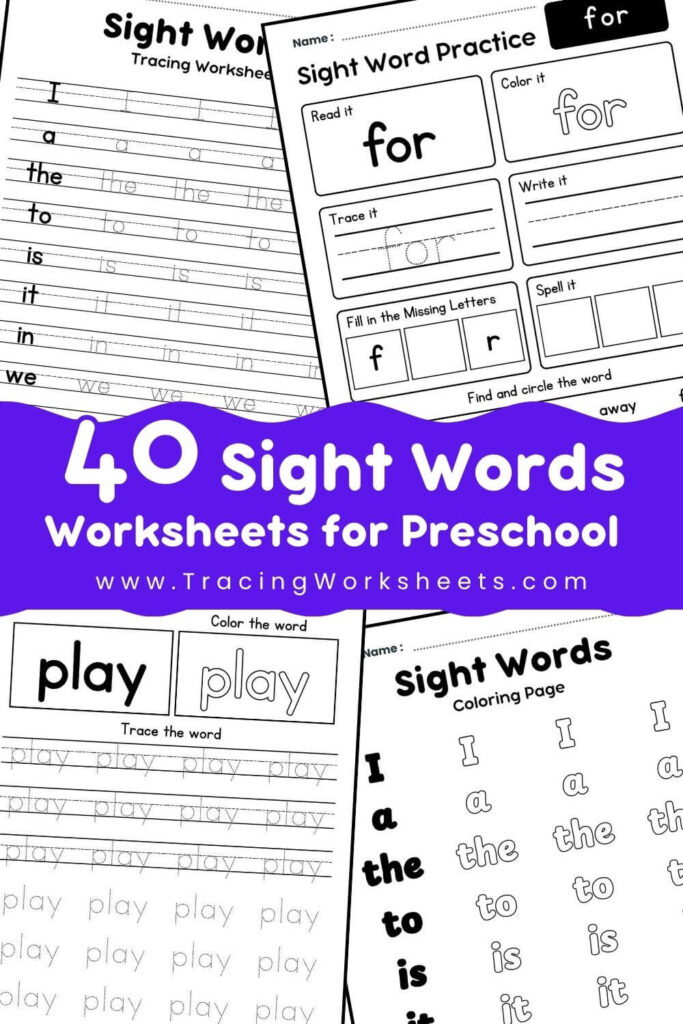Word Tracing Worksheets Generator - Free Printable